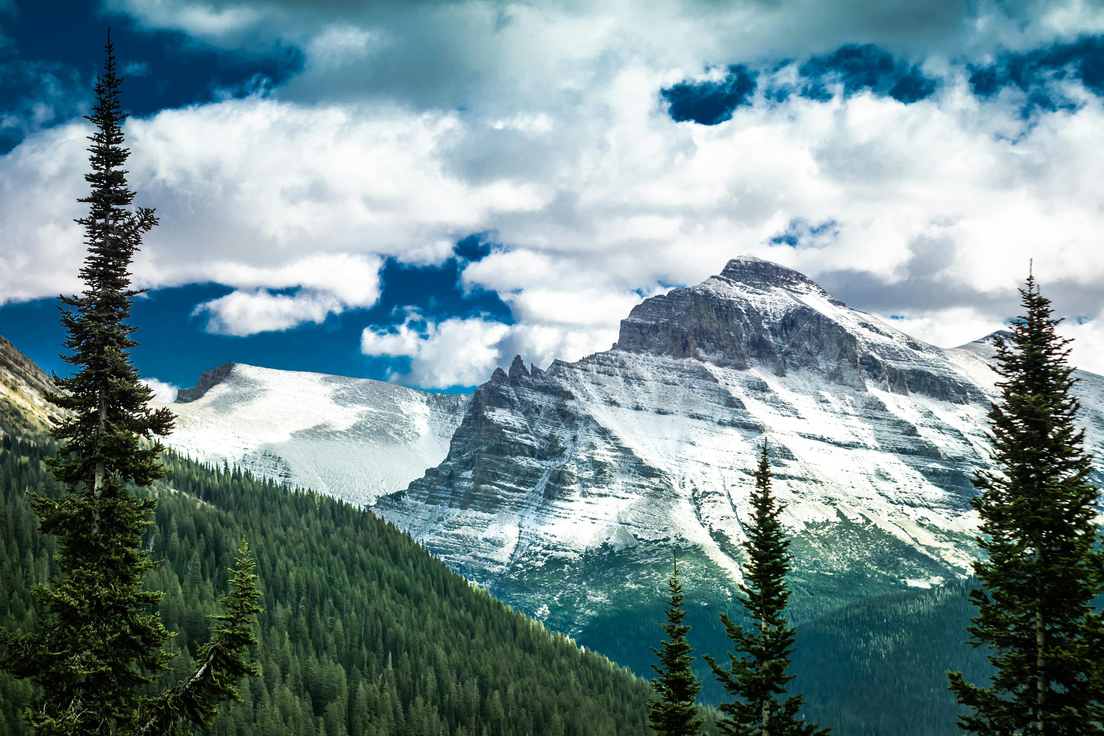 A climber in the Canadian Rockies, Banff National Park.